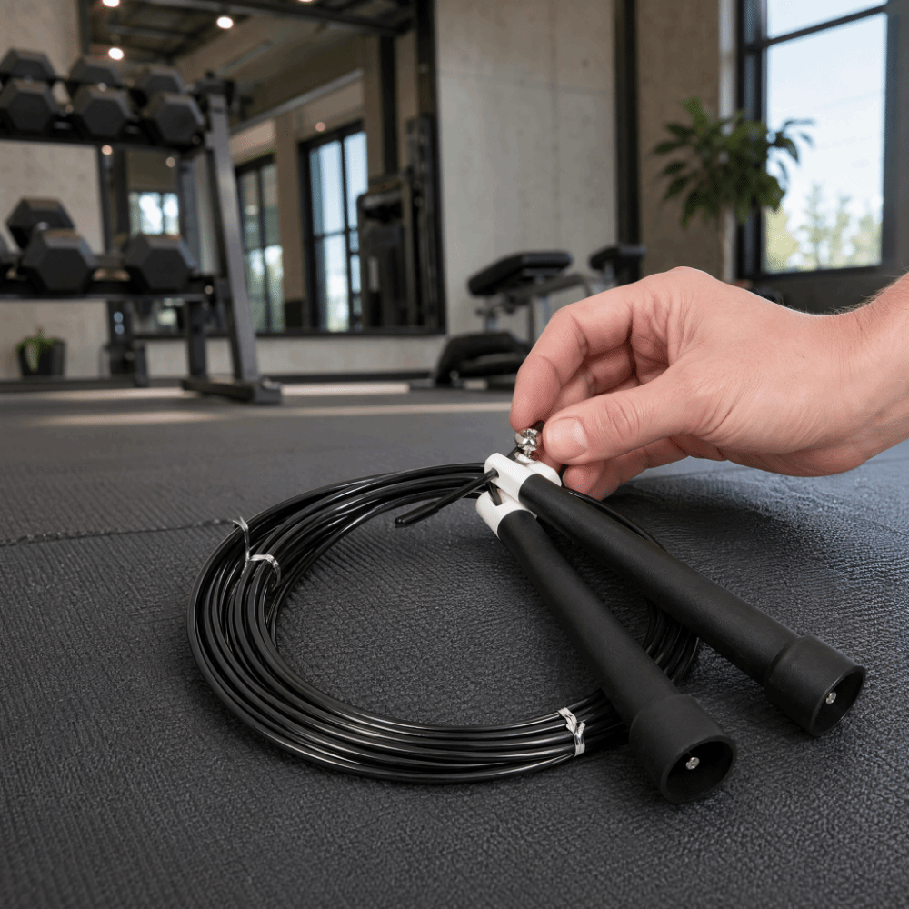 Skipping Rope Pvc - Przenośna stalowa lina do skakania, nieplącząca