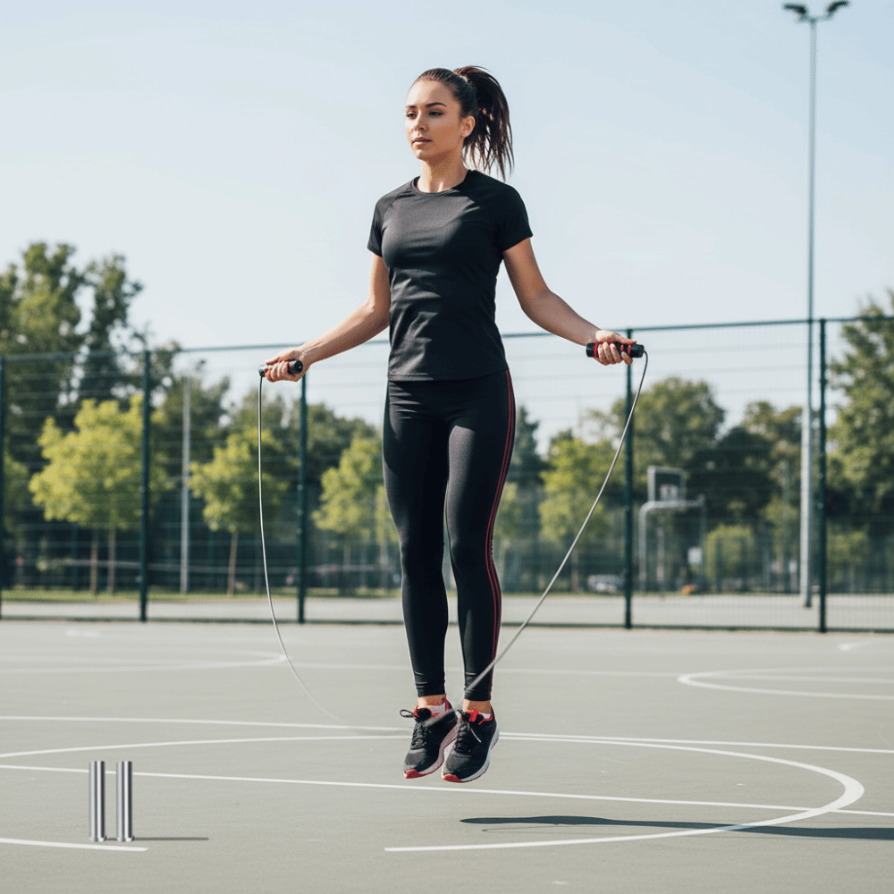 Jump Rope Speed Bearing - Regulowana długość skakanki, wygodne piankowe uchwyty,