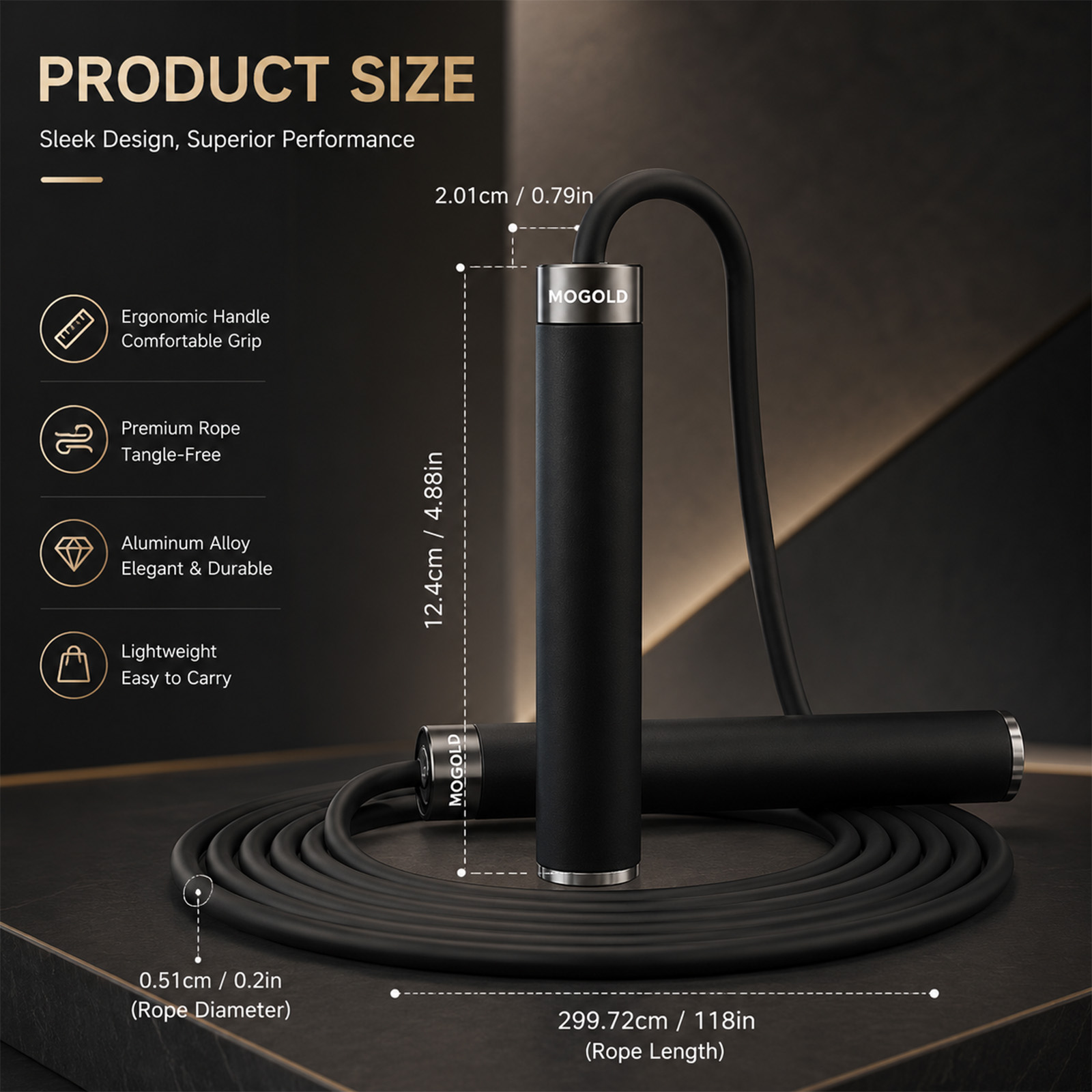 Skakanka bokserska do ćwiczeń  – Skipping Rope Pvc recenzja i cena