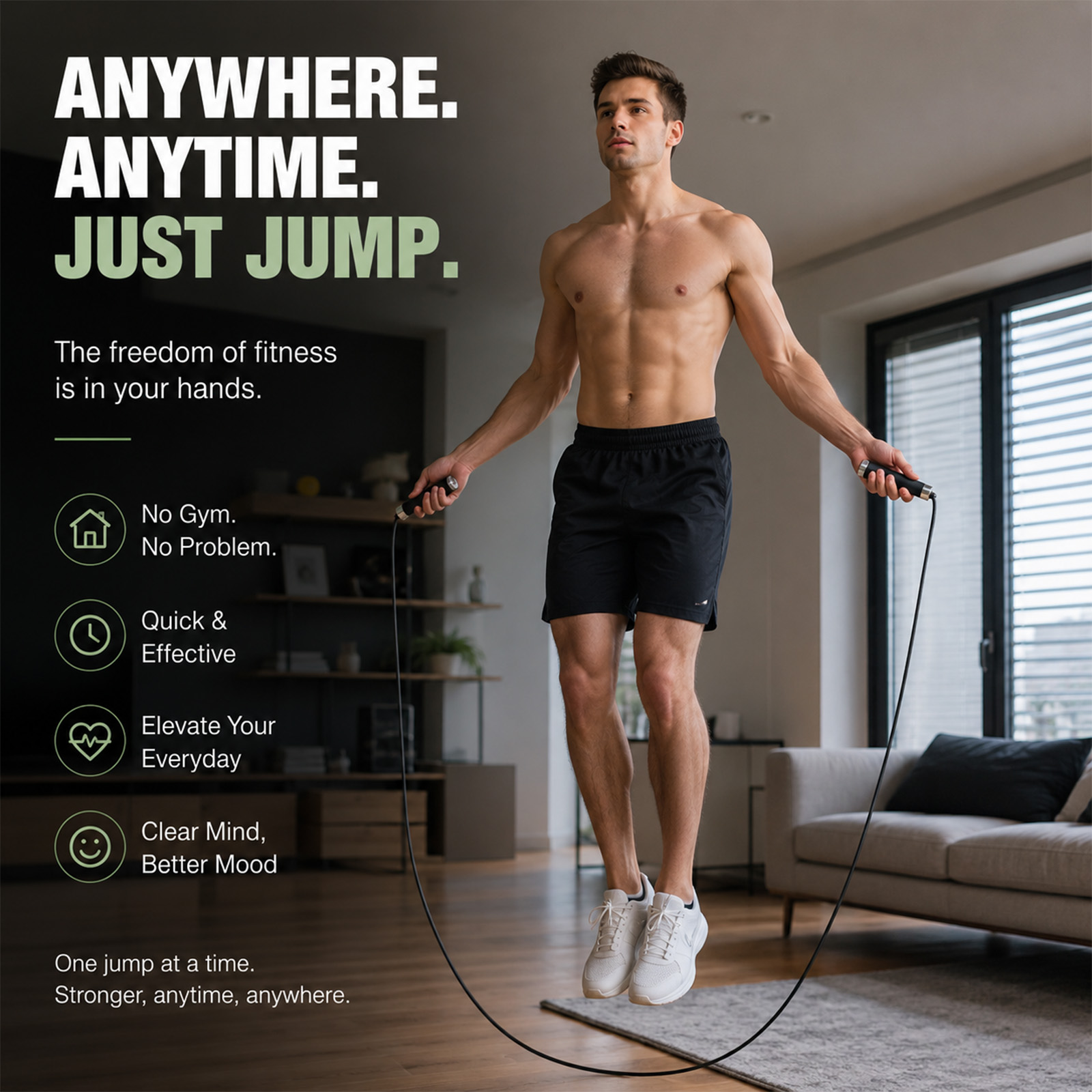 Skakanka bokserska do ćwiczeń  – Skipping Rope Pvc recenzja i cena