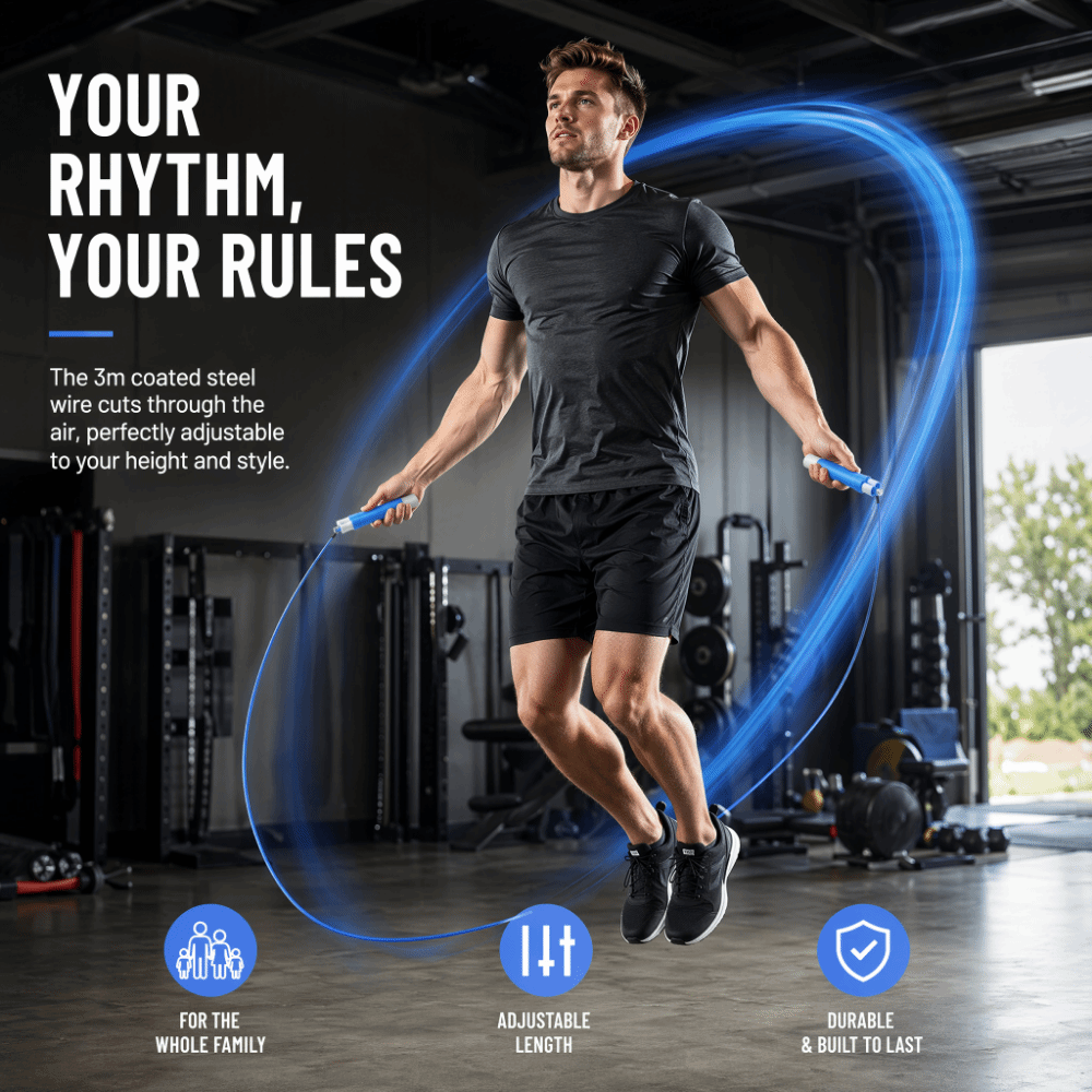 Wytrzymała stalowa lina do ska – Skipping Rope Pvc recenzja i cena