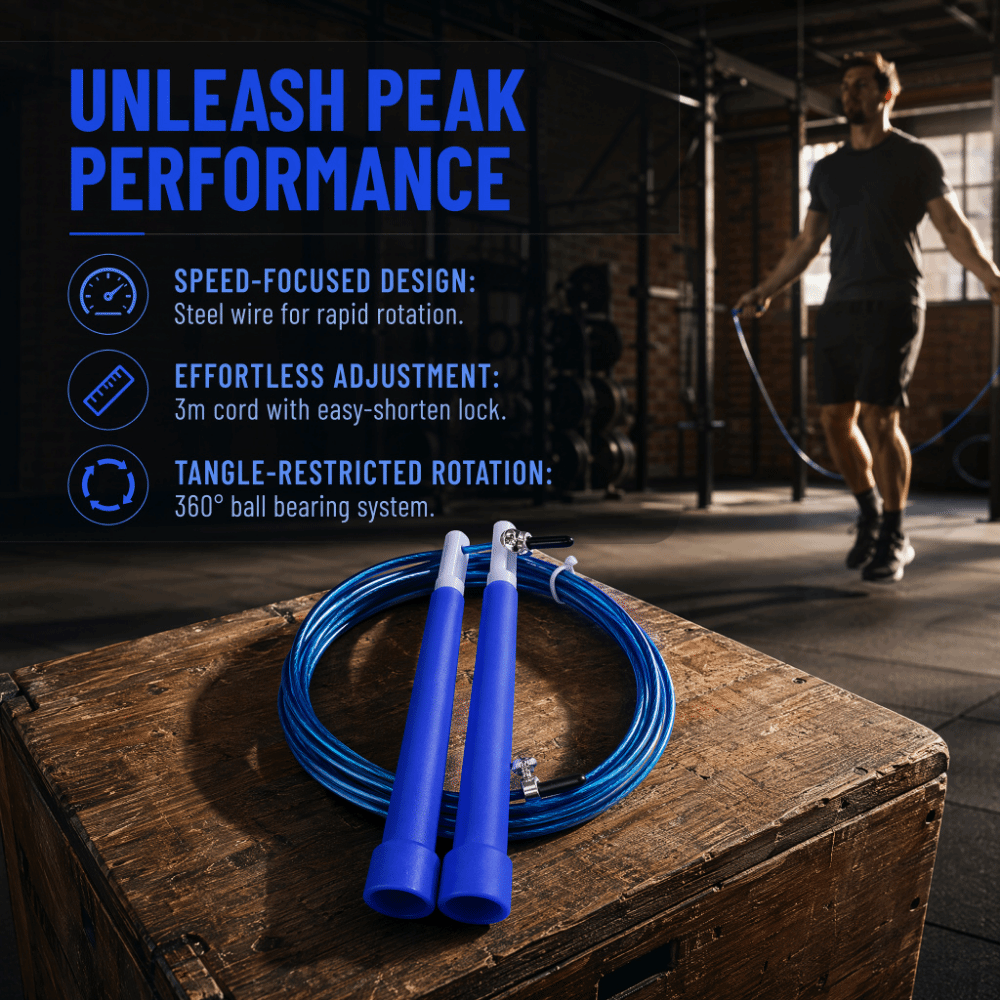 Wytrzymała stalowa lina do ska – Skipping Rope Pvc recenzja i cena