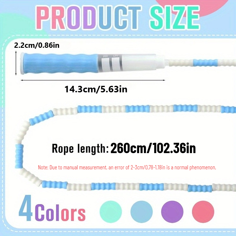Skakanka z bambusowymi ogniwam – Skipping Rope Pvc recenzja i cena